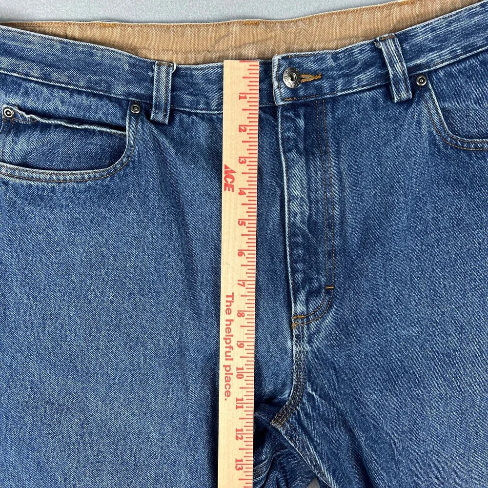 Duluth Trading Co Jeans Mens 41x30.5 Medium Wash‎ Blue Denim Work Casual Cotton